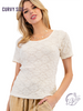 Curvy Moonlit Veil Top