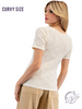 Curvy Moonlit Veil Top