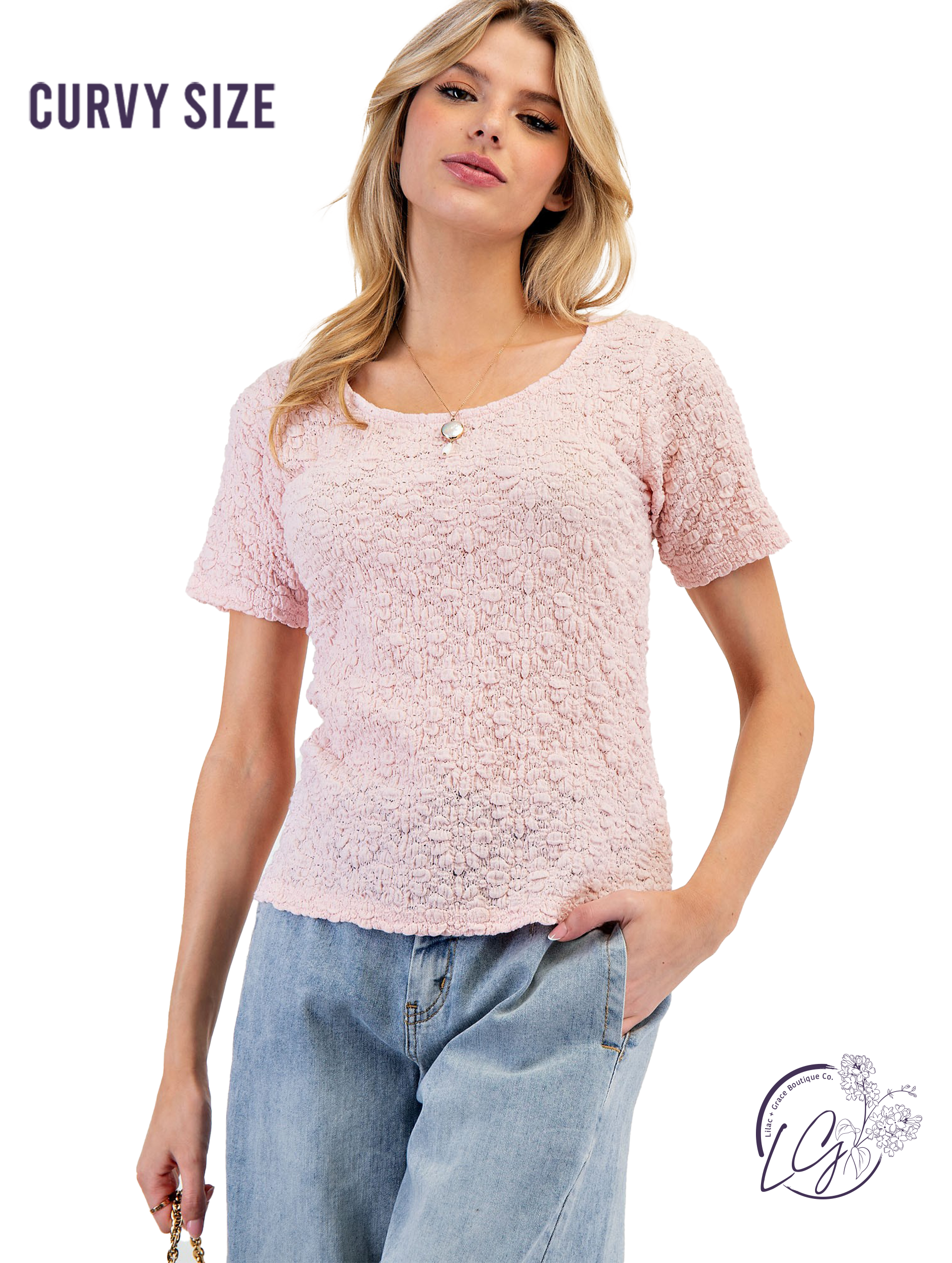 Curvy Moonlit Veil Top