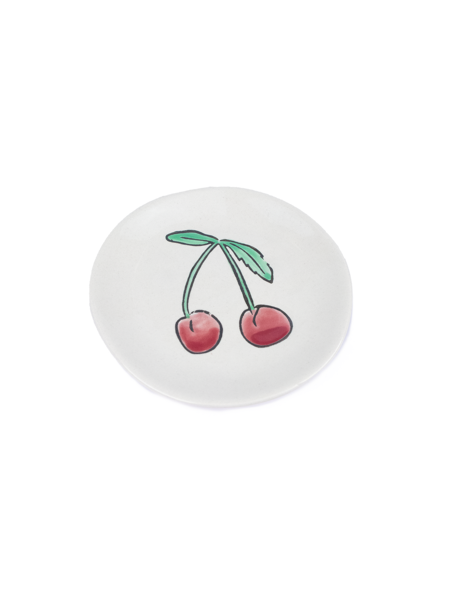 Stoneware Footed Plate
