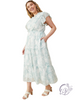 Curvy Wildrose Embroidered Tank Dress