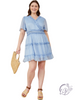 Curvy Moonveil Ruffle Dress