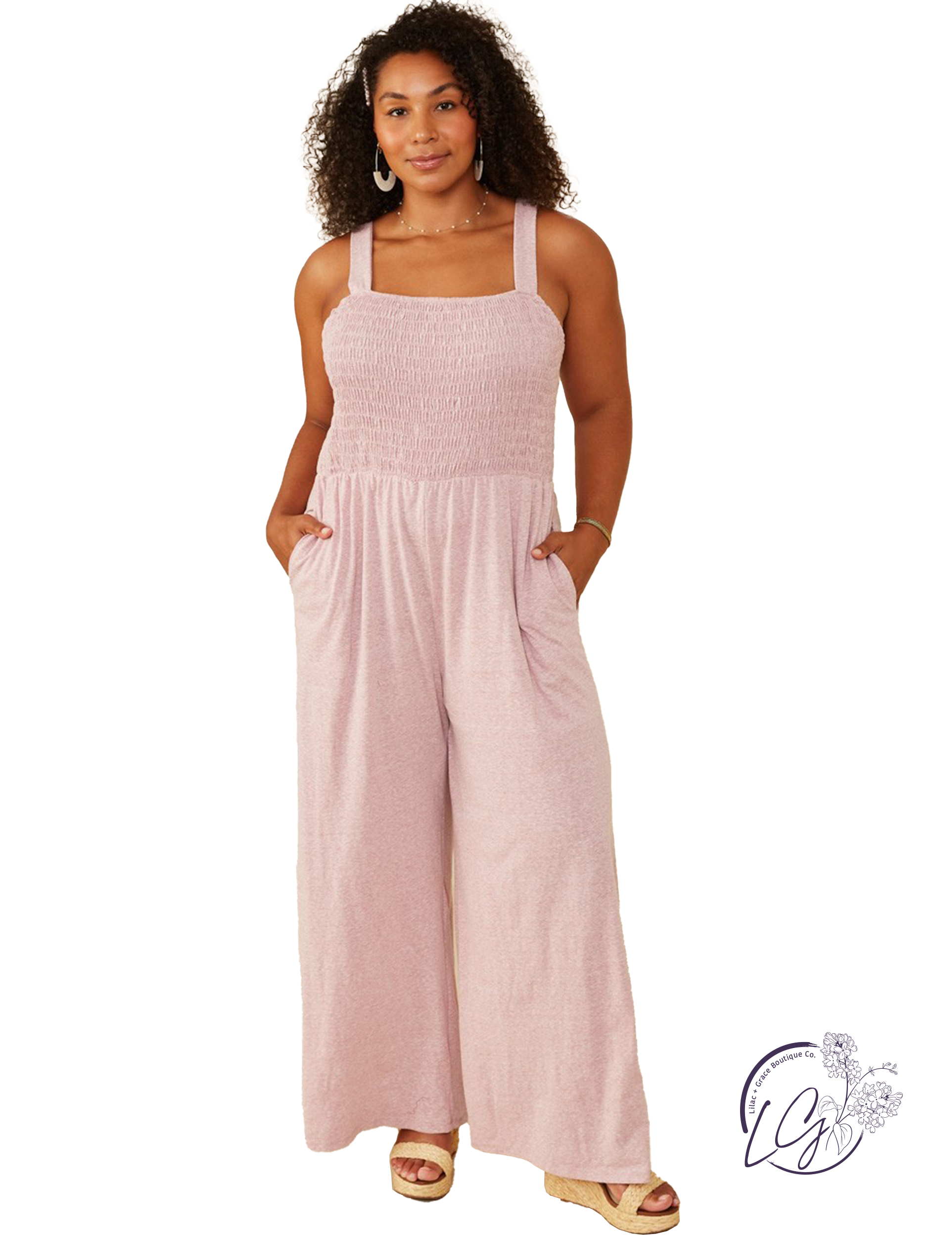 Curvy In The Calm Jumpsuit