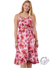 Satin Wrap Belted Dress