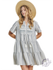 Boho Delight Tiered Mini Dress