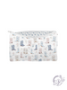 Daisy Boots Pastel Quilted Makeup Bag