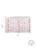 Wilshire Stripe Pink Quilted Makeup Bag