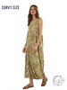 Curvy Golden Days Ahead Jumpsuit