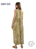 Curvy Golden Days Ahead Jumpsuit