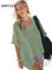 Curvy Flow in Detail Knit Top