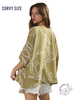 Curvy Trace the Wild Blouse