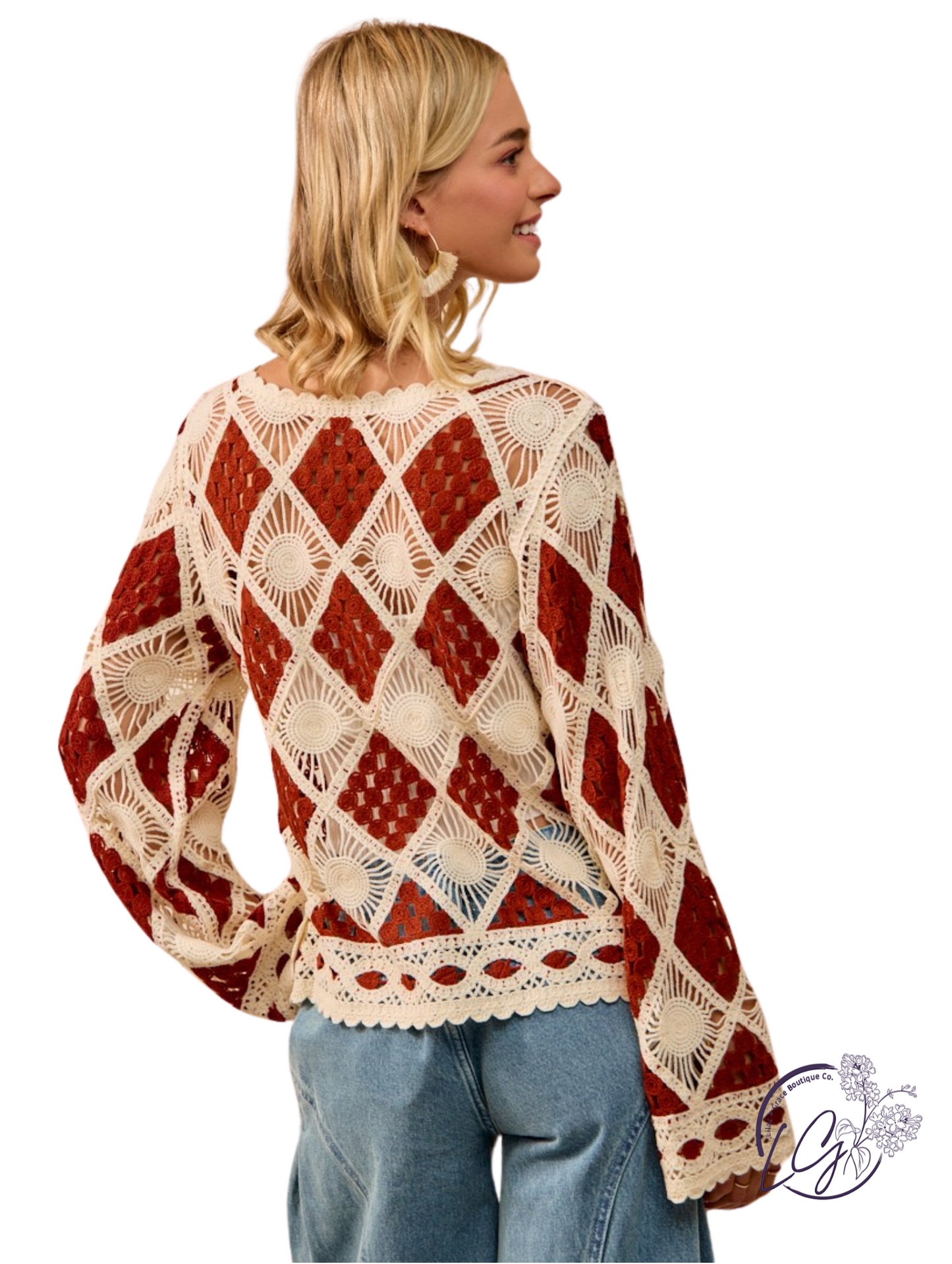Lacy Layers Knit Top