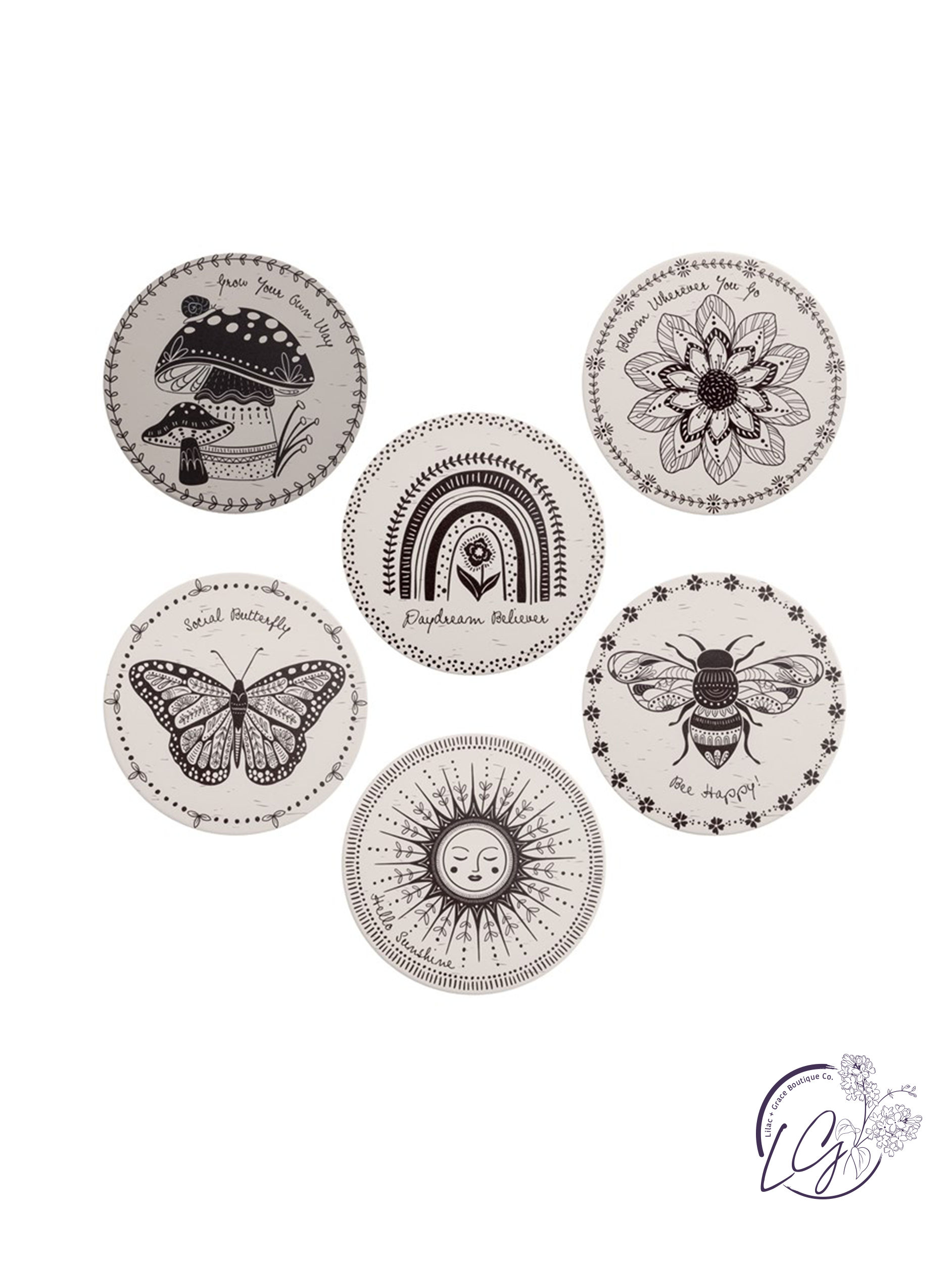 Boho Coasters Garden