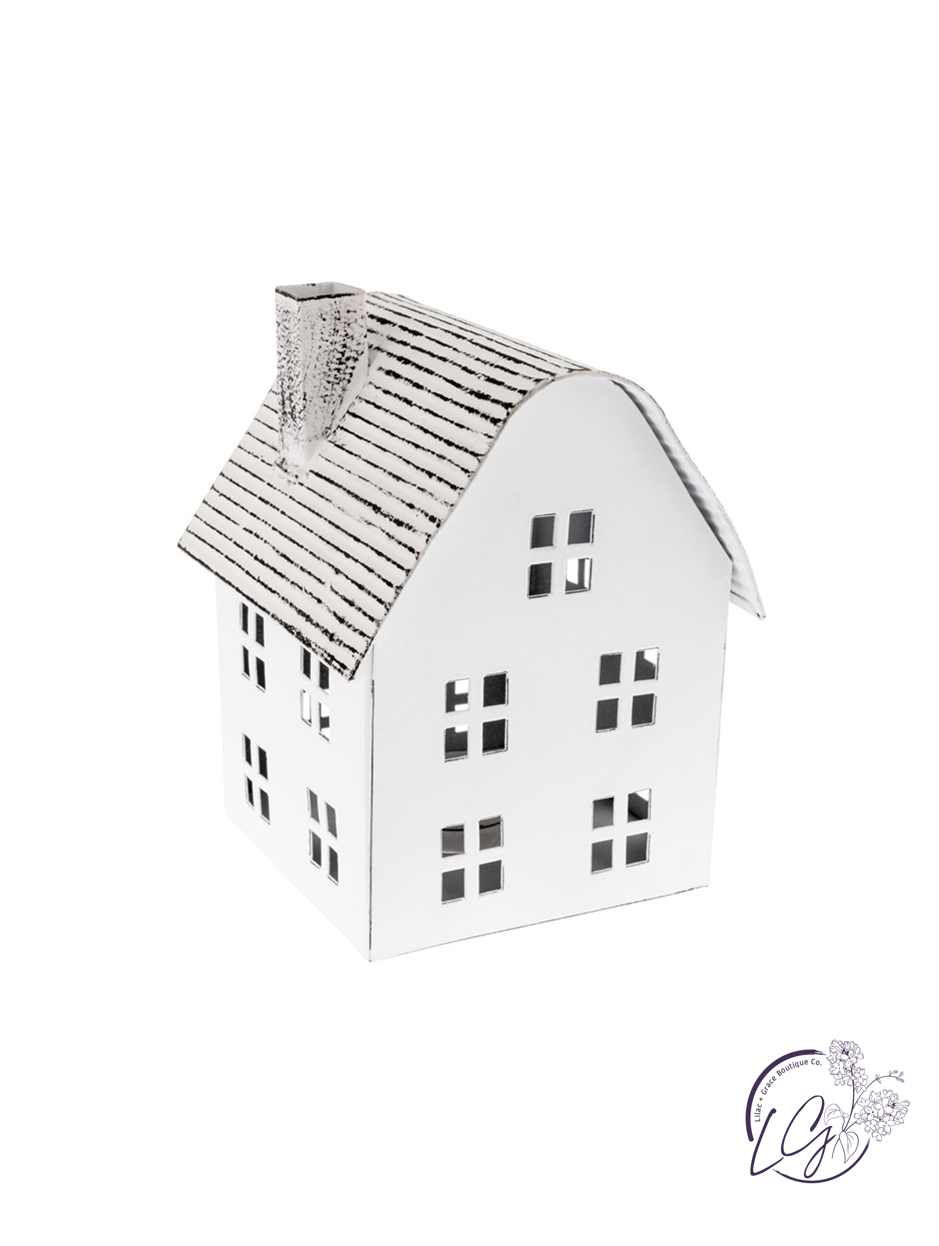 Metal White Barn