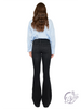 Nola Mid-Rise Button Fly Distressed Flare Jean by KanCan