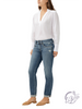 Noa Mid-Rise Slim Leg Boyfriend Jeans by Silver Jeans