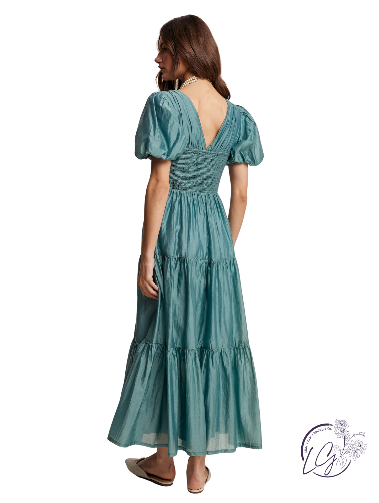 Sunset Range Flare Maxi Dress