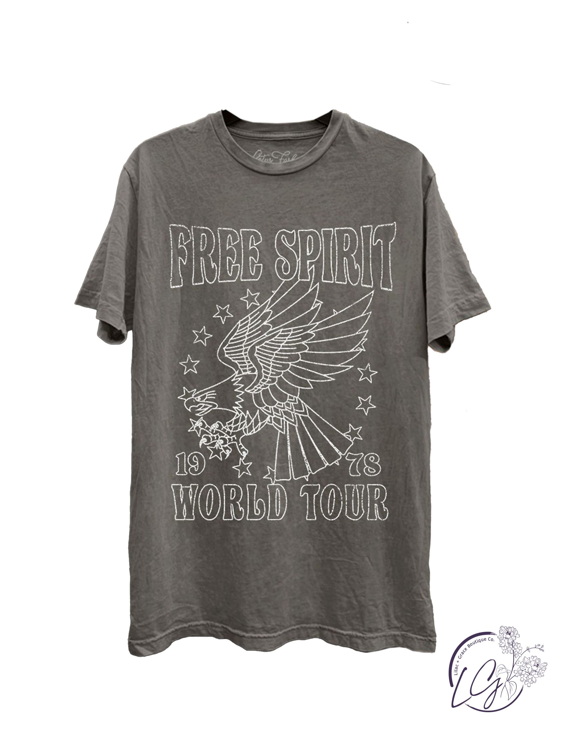 Free Spirit Eagle Graphic Top