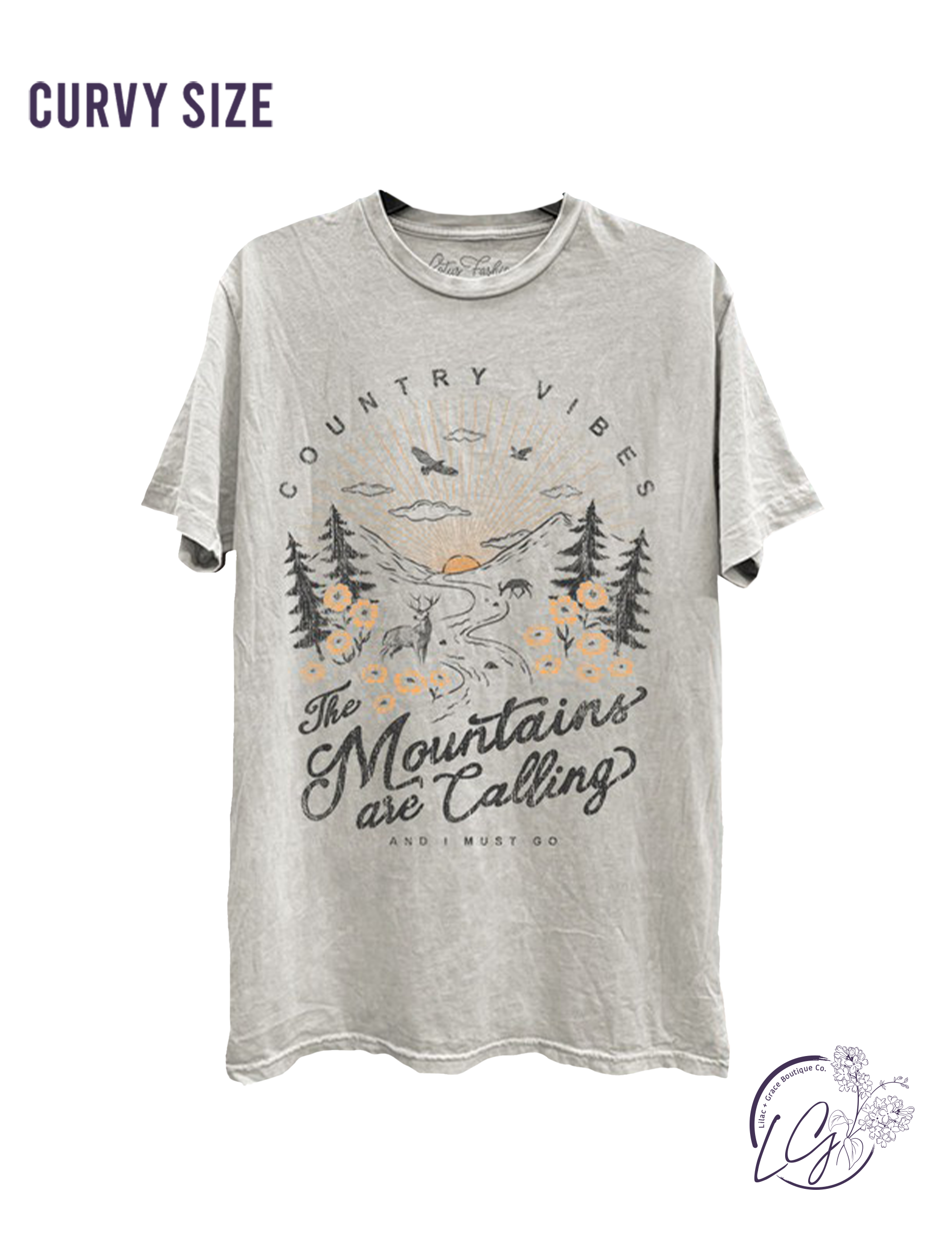 Curvy Country Vibes Graphic Top
