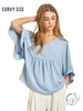 Curvy Can’t Wait Either Solid Top