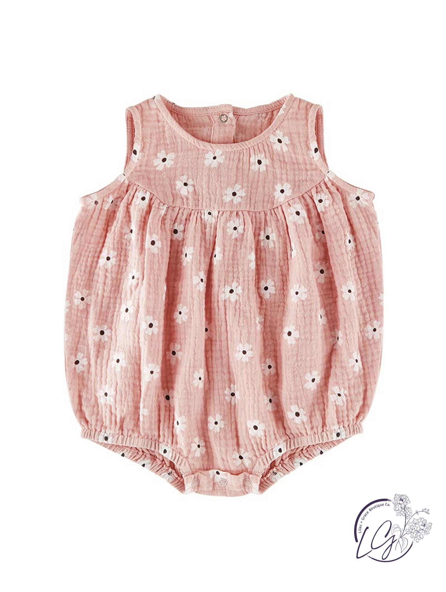 You Are My Joy Sleeveless Romper – Floral