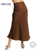 Curvy City Stroll Sleek Midi Skirt