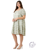 Curvy Stillness in Hue Dress