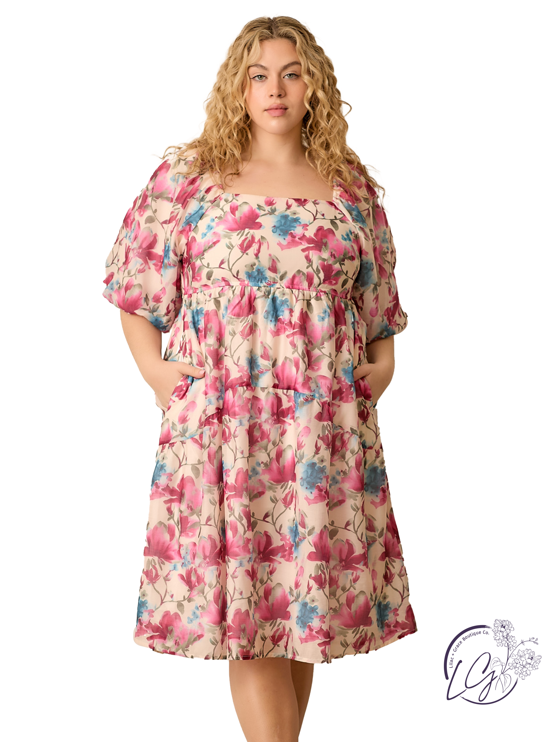 Curvy Colors Rise Dress