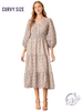 Curvy Glow Paints The Horizon Dress