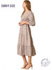 Curvy Glow Paints The Horizon Dress