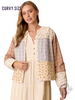 Curvy Faded Squares Meet Jacket