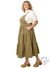 Curvy Sunday Layers Overall Dress