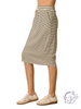 Harbor Lines Striped Midi Skirt