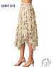 Curvy Ripples Dance Gently Skirt