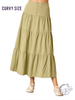 Curvy Grass Sways Gently Skirt