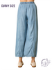 Curvy Faded Blue Shines Pants
