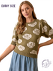 Curvy Wildwoven Top