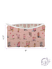 Thunderbird Boots Rose Quilted Makeup Bag