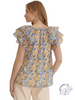 Hands Let Go Ruffle Sleeve Top
