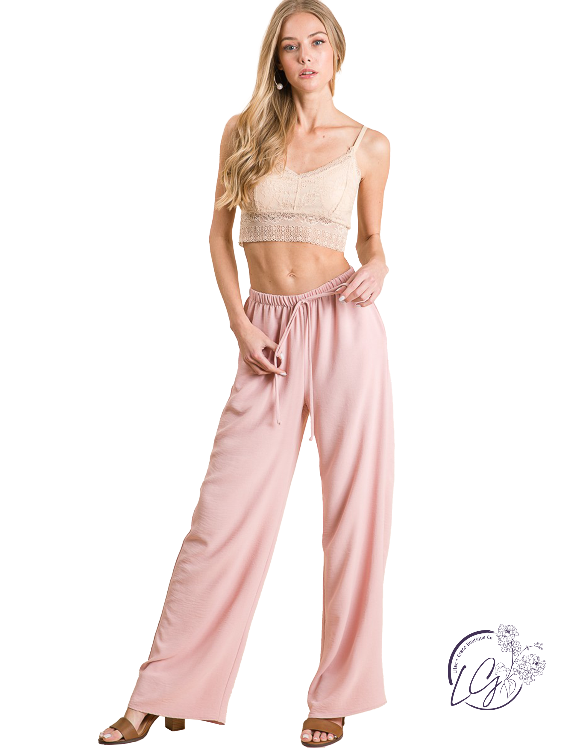 Curvy Air Flow Straight Leg Pants