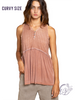 Curvy Heavenly Knit Delight Babydoll Top