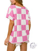 Plaid Patchwork Pocket Serenity Top