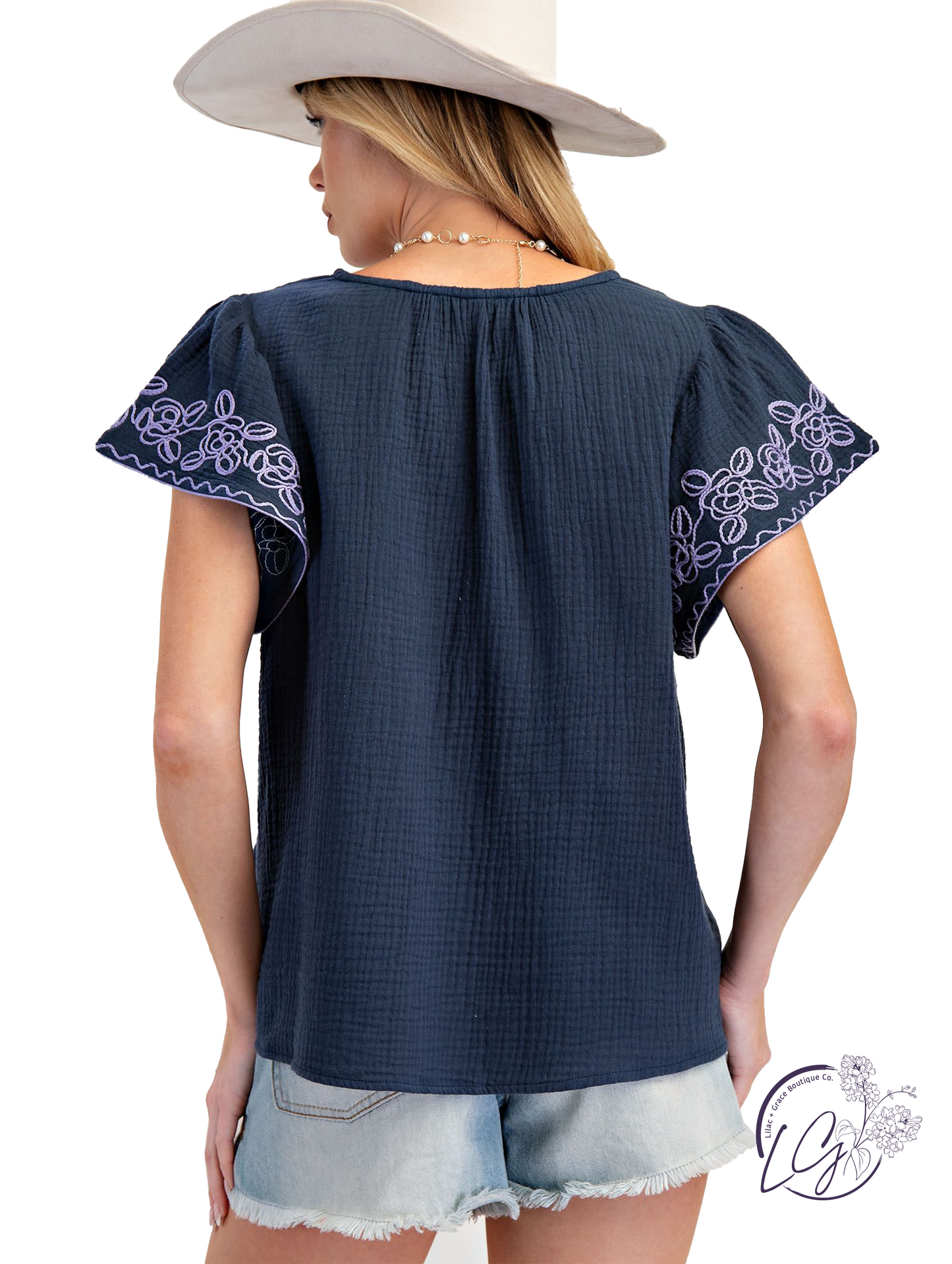 Cloudstitch Cotton Babydoll Top