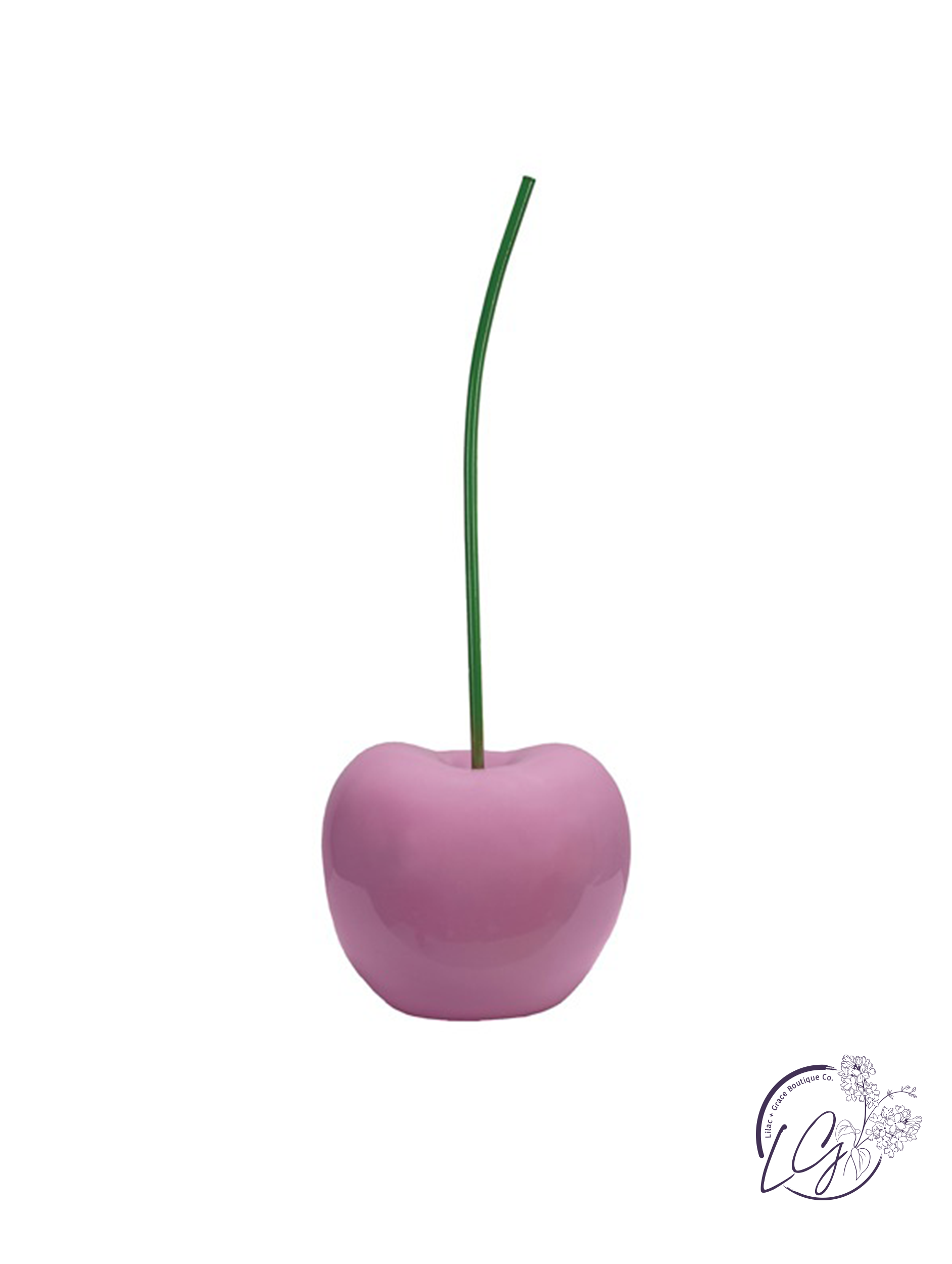 Pink Resin Cherry Decor