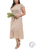 Curvy Rolling Hills Tiered Dress