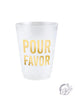 Gold Foil Frost Cup - Pour Favor