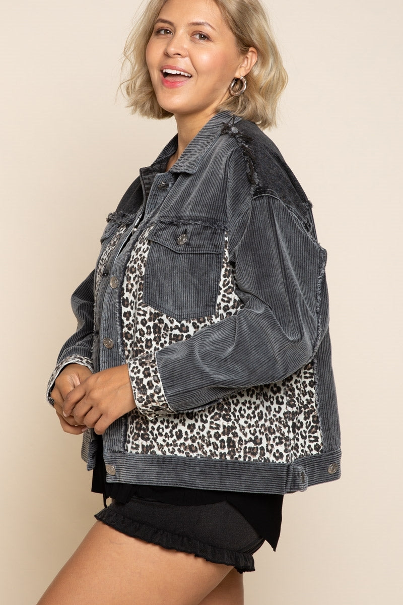 Curvy Switch It Up Corduroy Jacket