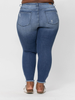 Curvy Annie High-Rise Destroyed Skinny by Judy Blue