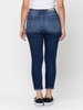 Aria High-Rise Distressed Button Fly Skinny by Cello Jeans