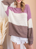 Confess Your Love Color Blocked Sweater